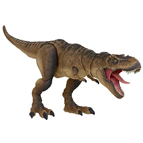 Mattel Jurassic World Toys Jurassic Park Hammond Collection T Rex, Tyrannosaurus Rex Collector 24-in Dinosaur Figure, Deluxe Articulation