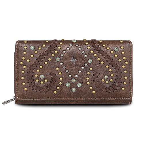 Montana West Western Purse Handbag Cell phone Wallet Clutch Card Holder For Women MW1063-W010CF