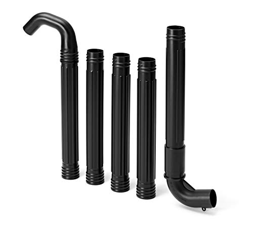 Husqvarna Leaf Blower Gutter Attachment Kit, Hose Attachment for Husqvarna 125B and 125BVX Leaf Blowers, Black