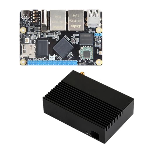 TC&TP TP-1N Development Board Rockchip RK3566 SoC Soft Router 4G Dual Gigabit Ethernet Ports 1TOPS NPU 4K decoding,Open Source ARM Single Board Computer (4GB+32GB with Shell)