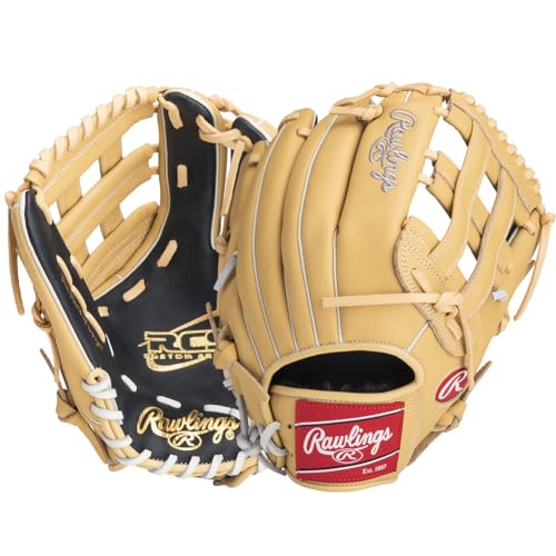 Rawlings Sporting Goods Rawlings RCS Exclusive Edition 208 12.5' Baseball Glove Pro-H Camel/Black 12.5 Right Hand