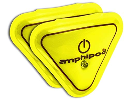 Amphipod 1.5' 2-Pack VIZLET Mini Triangle Clip On LED Reflectors (Yellow)