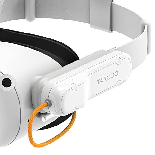 TAACOO Battery Pack for Quest 2 | Accessories for Quest 2 Headset, Lightweight and Portable VR Extended Power Compatible with Quest 2 Original Strap and Elite Strap