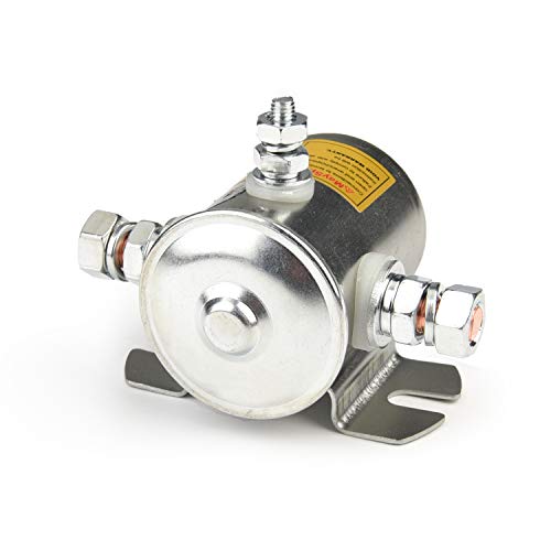 MaySpare Max Transient 200A Trombetta 12V Solenoid Relay 3 Terminal Heavy Duty Winch Marine 24106 SPST 12 Volt Solenoid