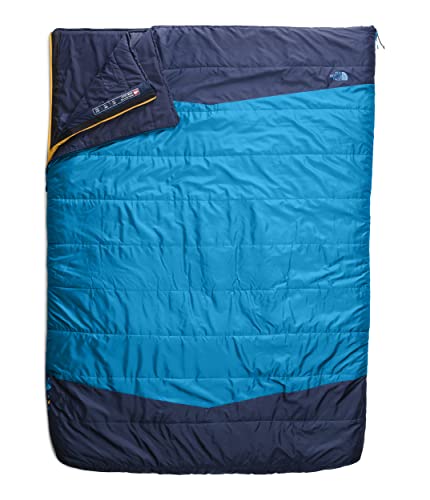 The North Face Dolomite One Double Camping Sleeping Bag, Hyper Blue/Radiant Yellow, Long