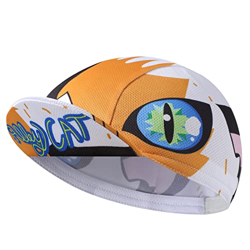 Bikingbros Funny Cycling Cap - Polyester Men's and Women's Cycling Hat-Under Helmet - Cycling Helmet Liner Breathable&Sweat Uptake