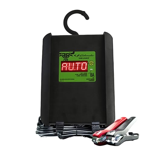 Schumacher Farm & Ranch 8A 12V Battery Charger and Maintainer – Fully Automatic – Works with Most Battery Types
