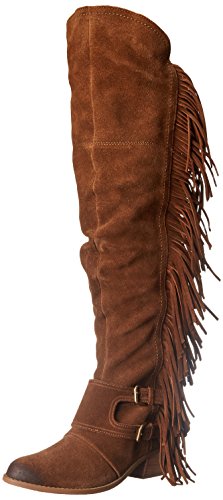 Naughty Monkey Women's Frilly Fanta, Tan, 7.5 M US