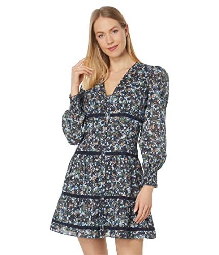 Joie Womens Women's Joie MEREDINE Dress, Navy Blazer Multi, 4