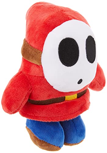 Little Buddy Super Mario All Star Collection 1591 Shy Guy Stuffed Plush, 6.5',Multi-colored, 156 months to 180 months