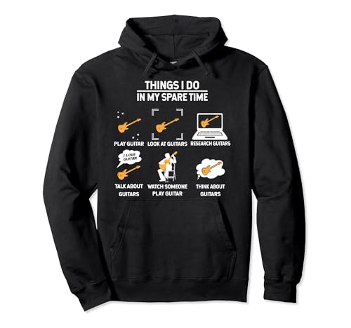 epiphone guitar tee guitar things i do in my spare time Pullover Hoodie