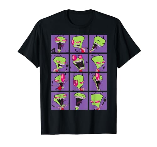 Nickelodeon Invader Zim Freak Out Collage T-Shirt T-Shirt