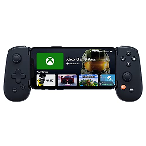 BACKBONE One Mobile Gaming Controller for iPhone (Lightning) - Turn Your iPhone into a Gaming Console - Play Xbox, PlayStation, Call of Duty, Fortnite, Roblox, Minecraft, Genshin Impact & More