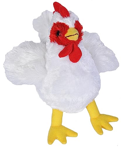 Wild Republic Chicken Plush, Stuffed Animal, Plush Toy, Gifts for Kids, Hug’Ems 7'