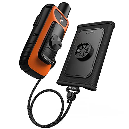 TUSITA Backpack Tether Accessory Compatible for Garmin Handheld GPS Devices - Shoulder Strap Mount with Shoulder Pad - Strap Holder Attachment System
