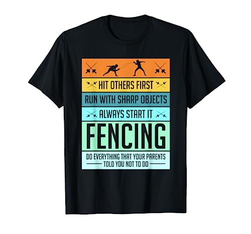 Funny Fencing Shirt Sport Pun For Men Women Kids T-Shirt