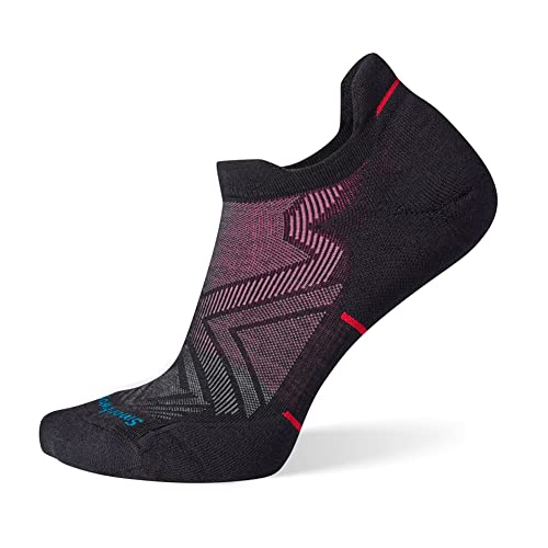 Smartwool Women's Run Targeted Cushion Low Ankle Socks, Black, Medium