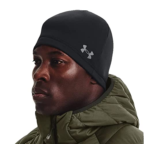 Under Armour Mens Storm Beanie , Black/ Pitch Gray , One Size