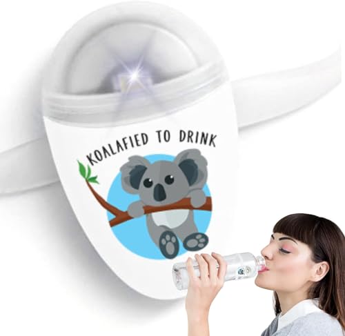 ULLA Smart Hydration Reminder to Drink More Water, Fit Most Bottles, Light Up Technology Tracks when you Hydrate, Water Reminder Water Bottle Alarm, Water Intake Tracker, Home & Office Use - Koalified