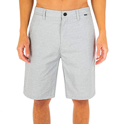 Hurley Men's H2O-Dri Breathe 21' Walkshort, Wolf Grey, 32