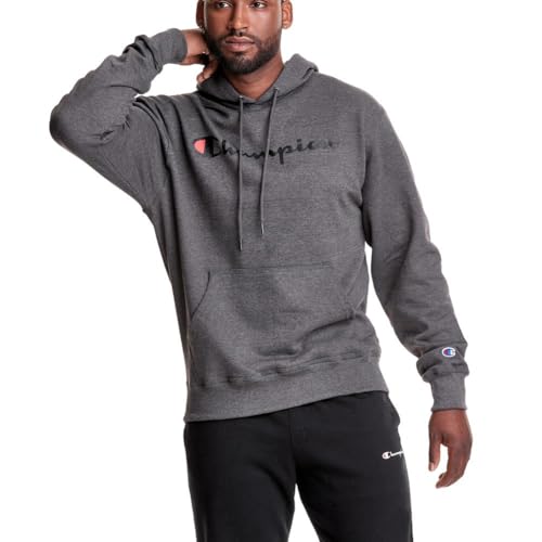 Champion Men's Hoodie, Powerblend, Fleece, Comfortable Sweatshirt for Men (Reg. or Big & Tall)