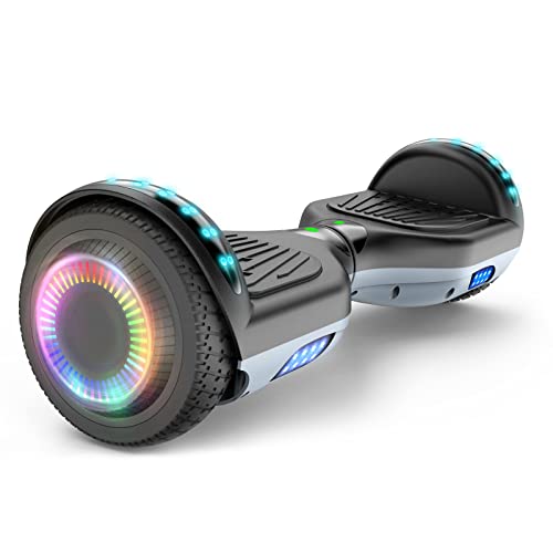 SISIGAD Hoverboard, 6.5' Hoverboard for Kids with LED lights Dual Motors Self Balancing Scooter