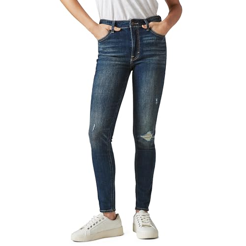 Lucky Brand Women's Bridgette Skinny Jean, Lonestar-Destruct, 30
