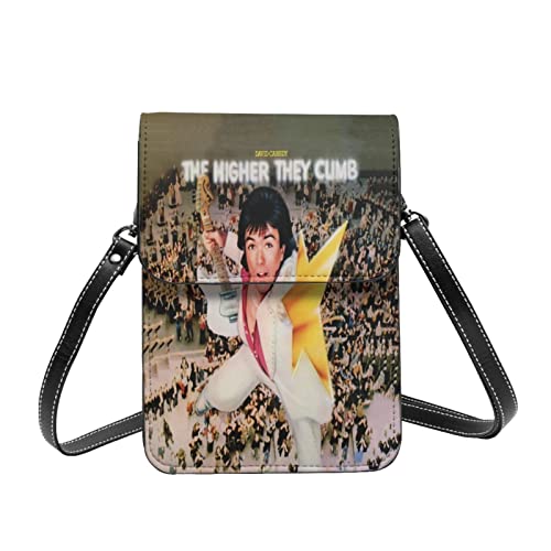 David Cassidy Small Cell Phone Purse Shoulder Bags Cell Phone Purse Clutch Handbag