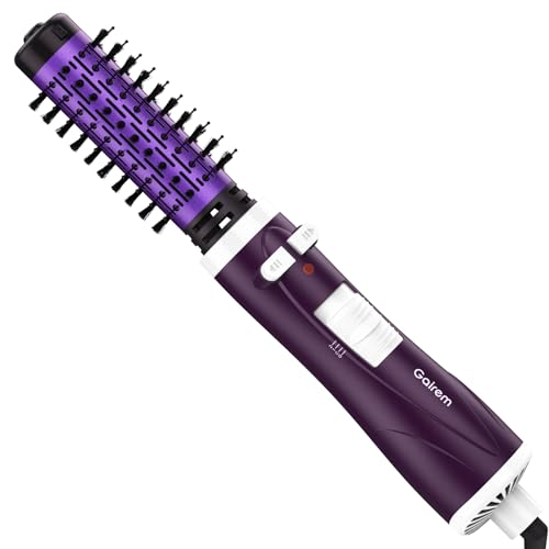 GAIREM Rotating Blow Dryer Brush, 3-in-1 Round Hot Air Spin Brush Kit for Hair Styling Curling and Frizz Control