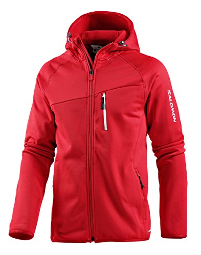 Salomon Men's Track II Hoodie, Matador-X, Large
