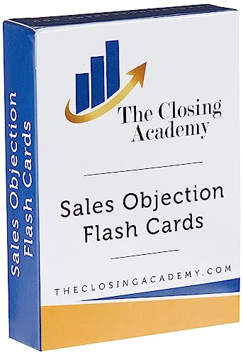 Sales Objection Flashcards:Learn Exactly What to Say to Close More Sales and Master The Art of Selling