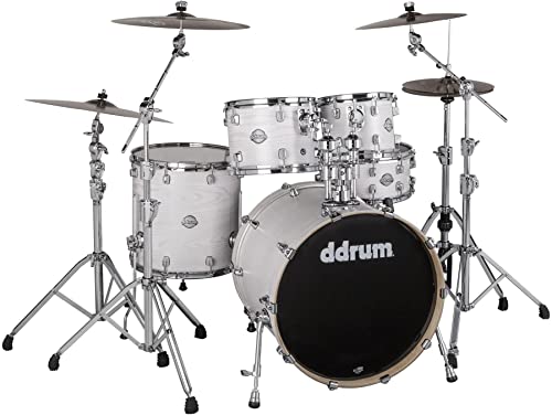 ddrum Dominion Birch 5-piece Shell Pack - Paper White Birch