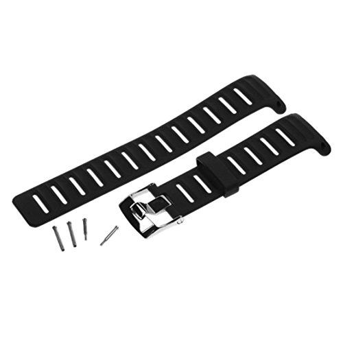 SUUNTO D4/D4I Diving Watch Rubber Strap - Black