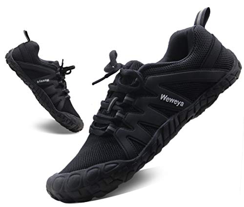 Women's Minimalist Barefoot Running Shoes Outdoor Beach Yoga Volleyball Cycling Shoes Biking Bicycle Cross Training Trainer Work Out US Size 8 8.5 Black