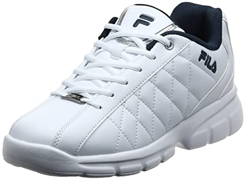 Fila Men's Fulcrum 3 Cross Trainer, White/White Navy, 10