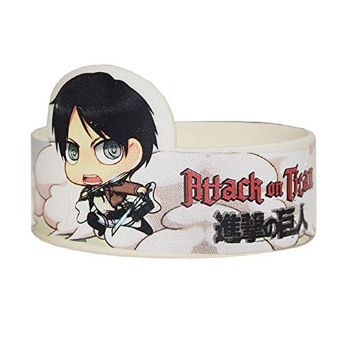 Attack on Titan Eren Cloud Rubber Bracelet