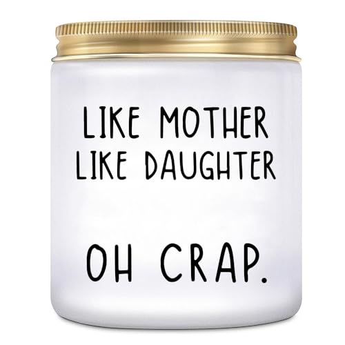 Gift For Mom From Daughter Birthday Candle For Mom -7ozSoy Wax Lavender Long Burn Time Scented Candle- Unique Bday Christmas Mother Day Presents For Mother From Child