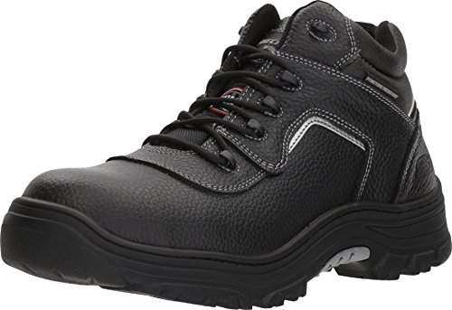 Skechers for Work Men's Burgin-Sosder Industrial Boot,black embossed leather,10 M US