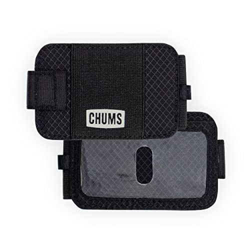Chums Bandit Bi-Fold Wallet – Slim Reversible Card, ID and Money Holder (Black)