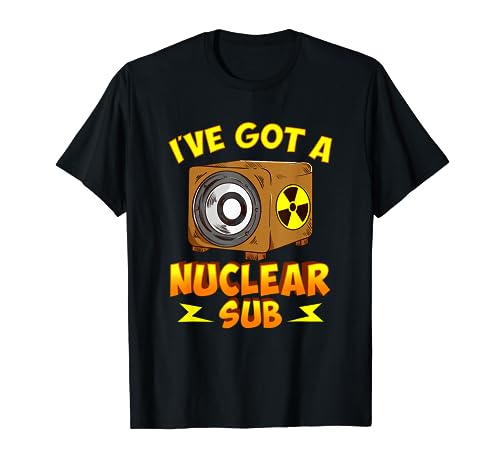Funny Subwoofer Art for Home Theater Fans and Bassheads T-Shirt