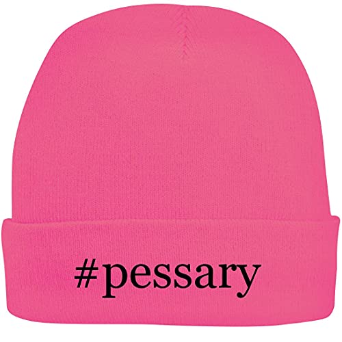 Shirt Me Up #Pessary - A Nice Hashtag Beanie Cap, Pink, OSFA