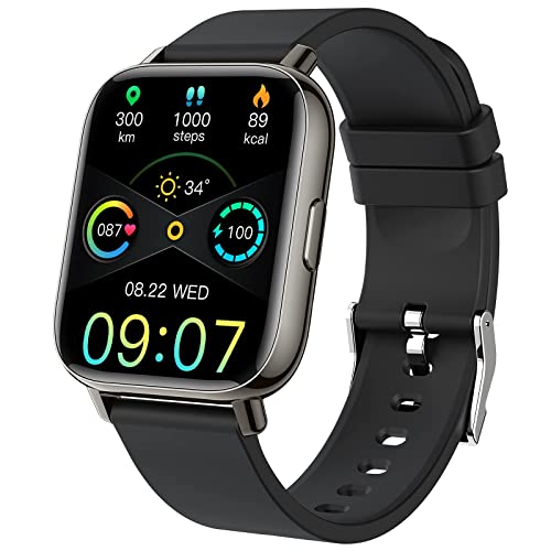 Motast Smart Watch 2022 Watches for Men Women, Fitness Tracker 1.69' Touch Screen Smartwatch Fitness Watch Heart Rate Monitor/Pedometer/Sleep Monitor, IP67 Waterproof Activity Tracker for Android iOS
