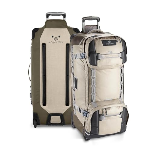 eagle creek ORV 2-Wheel Trunk 36 Ultra Durable Suitcases with Wheels, Expandable Wet/Dry Compartment, Compression Cargo Net, Natural Stone