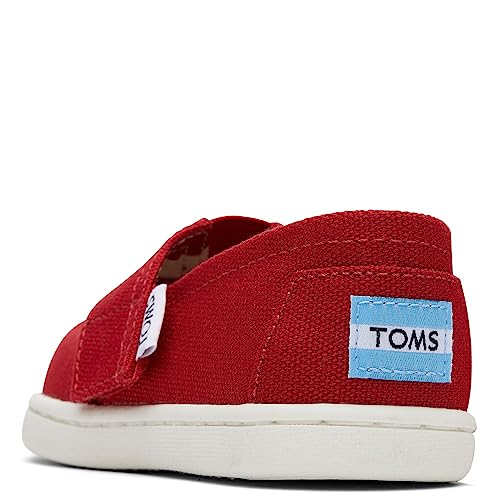 TOMS Women's Red Canvas Classic 001001B07-RED (Size: 8.5)