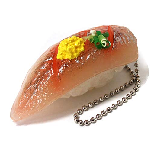 SYSTEM SERVICE Chakichaki Sushi! Sardine Nigiri Sushi Figure Keychain