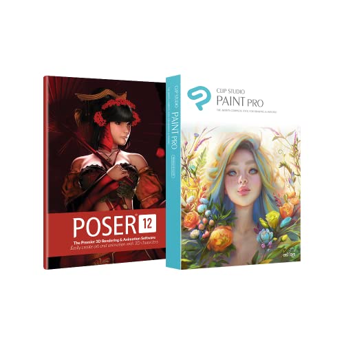 Clip Studio Paint PRO Version 1 + Poser 12 Bundle | for Windows and macOS
