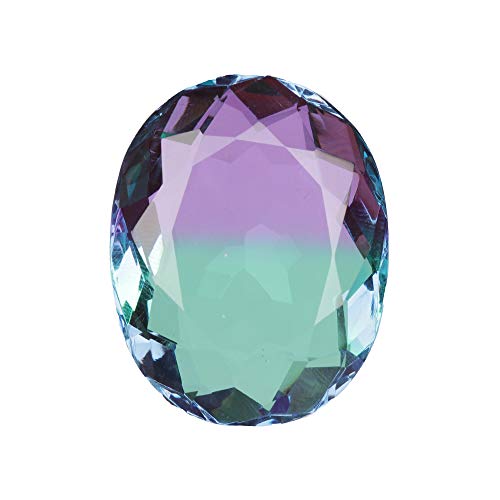 REAL-GEMS Multi Color Ametrine 123.45 Ct Oval Shaped for Jewelry Craft