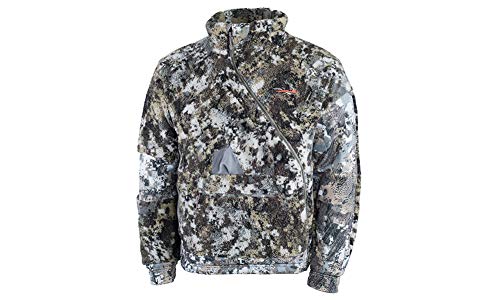 SITKA Men's Quiet Gore-Tex Windstopper Insulated Hunting Fanatic Jacket, Optifade Elevated II, L