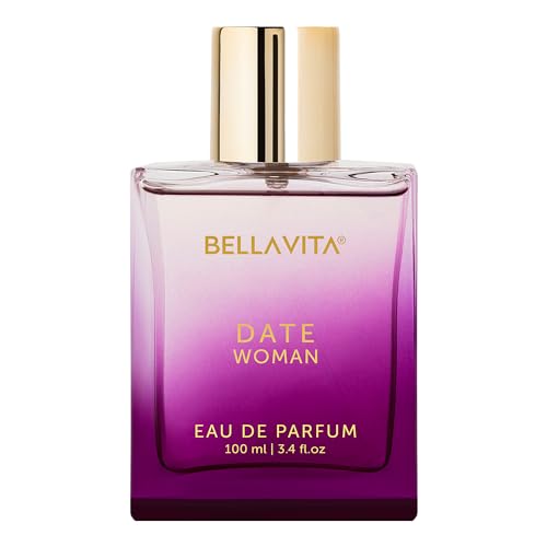 Bella Vita Luxury Date Eau De Parfum for Women with Pink Pepper, Red Fruit & Jasmine | Fruity & Spicy Long-Lasting EDP Fragrance Scent | 3.4 fl. oz.