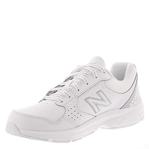 New Balance Women's 411 V1 Walking Shoe, White/White, 8